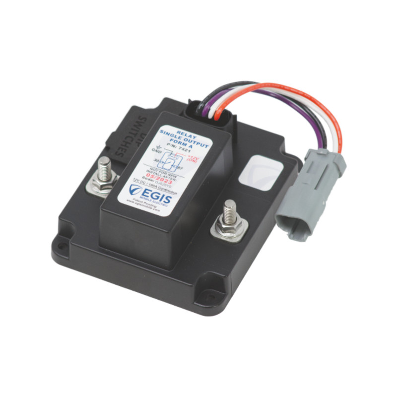 Реле з одним виходом 12V 160A - Роз'єм DTM - Egis 7421D