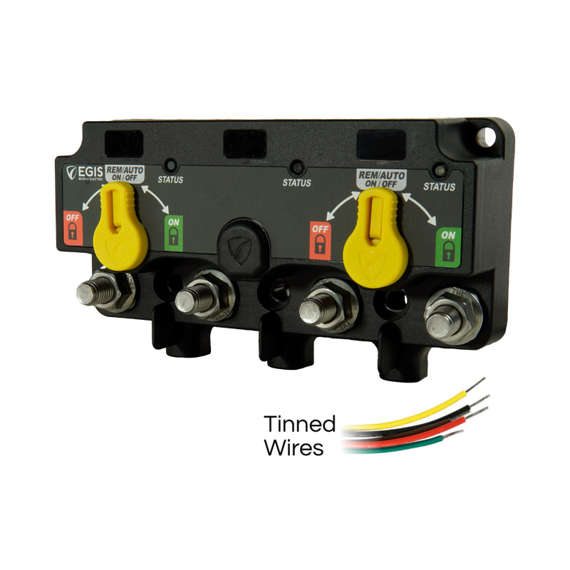 Потрійний дистанційний вимикач акумулятора (2-полюсний реле) - Egis 8730-1505B