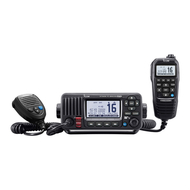 Icom IC-M423GE - VHF-радіостанція з GPS і шумозаглушенням (ANC)
