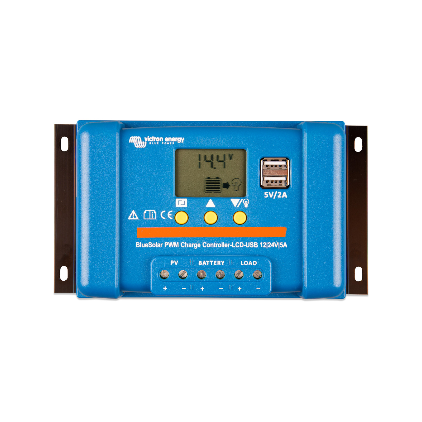 Контролер заряду BlueSolar PWM-LCD&USB 5A 12/24В | Victron