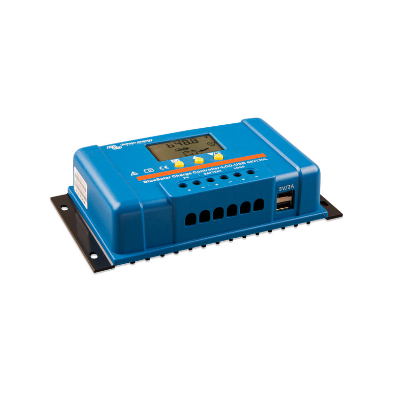Regulator ładowania BlueSolar PWM-LCD&USB 30A 48V | Victron