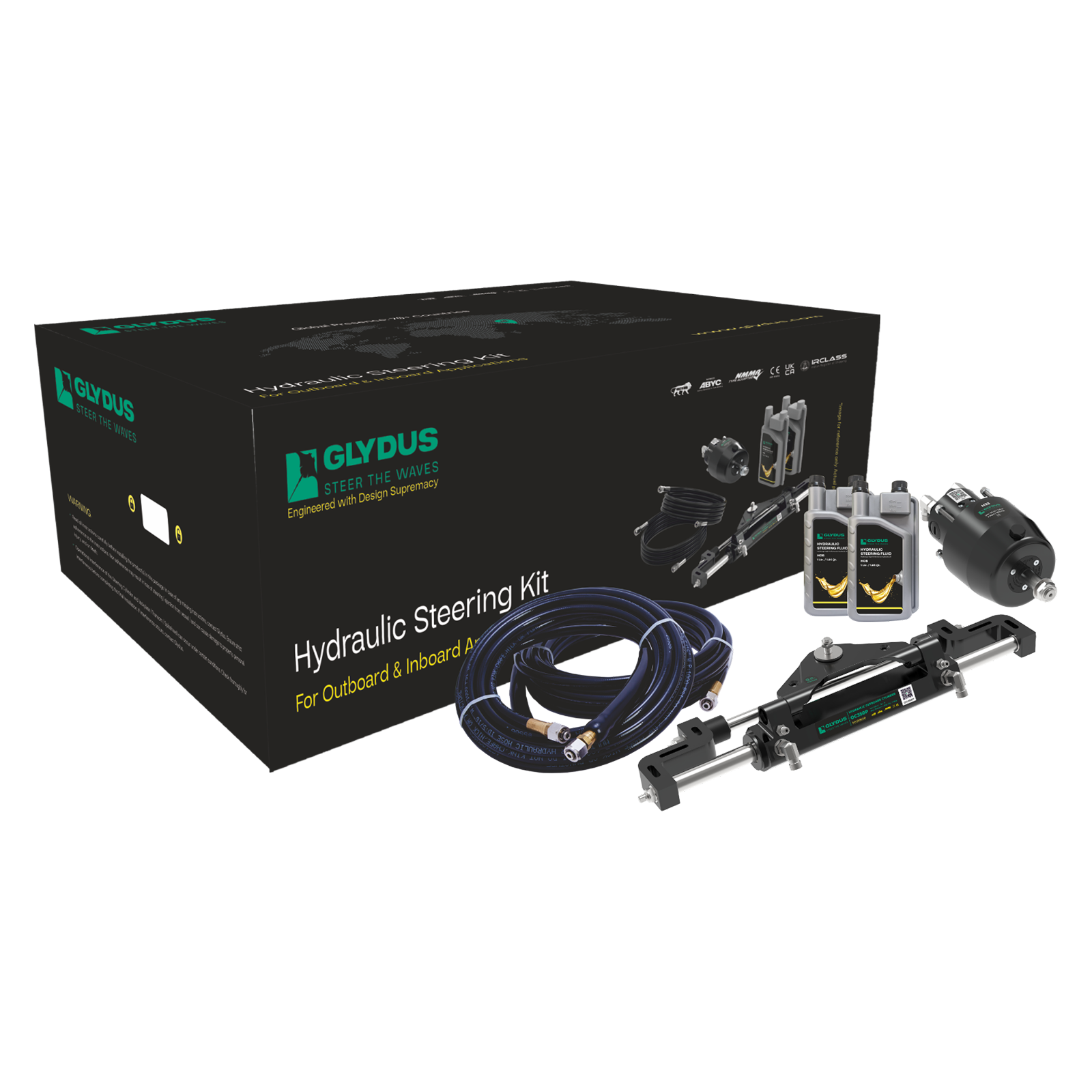 Гідравлічний комплект управління (підвісний) до 350 к.с. (агресивні) | Glydus