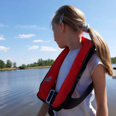 Пневматичний жилет для дітей Mullion Stream 100N | Червоний