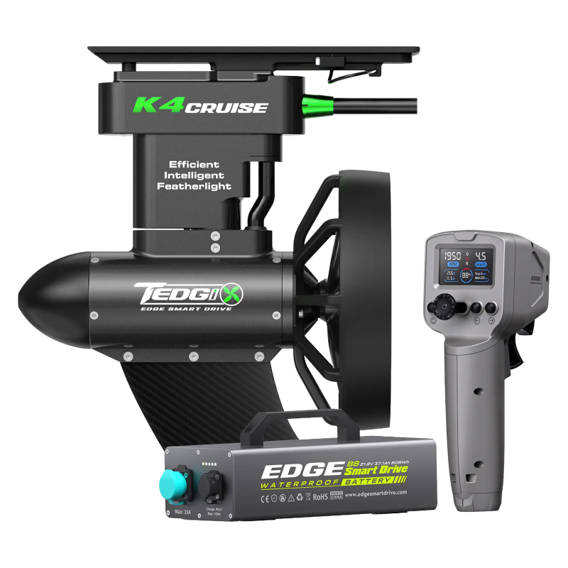 Tedgix K4 Cruise Electric SUP & Kayak Motor | 400W | B8 Battery