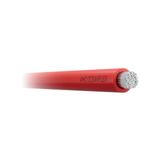 Przewód akumulatorowy OceanFlex PVC (cynowana miedź) 25 mm² czerwony