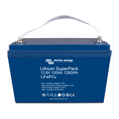 Lithium SuperPack 12,8V/100Ah-a (M8) | Victron Energy