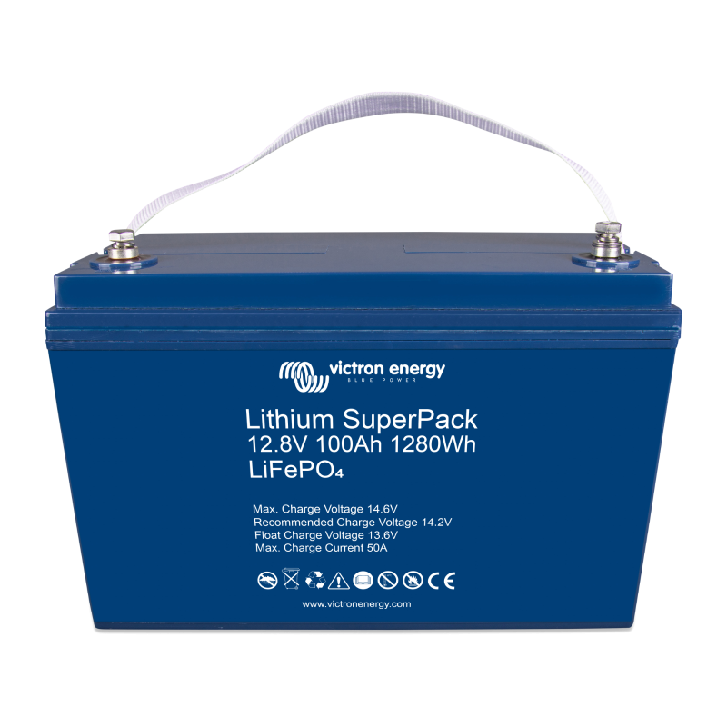 Lithium SuperPack 12,8V/100Ah-a (M8) | Victron Energy