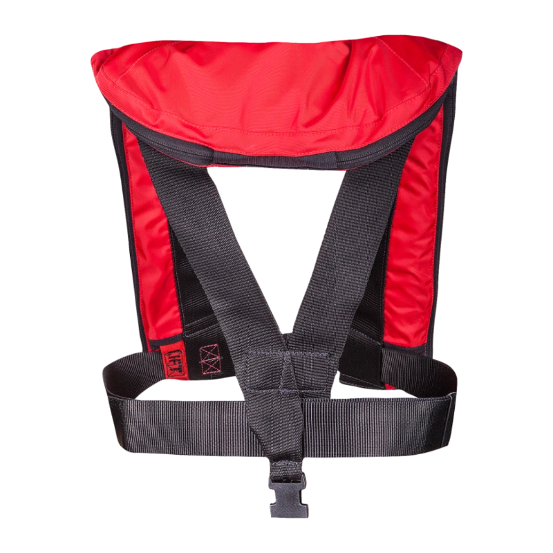 Mullion Hi-Rise 275N inflatable lifejacket in red