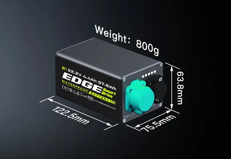 TEDGIX B1 Waterproof Battery