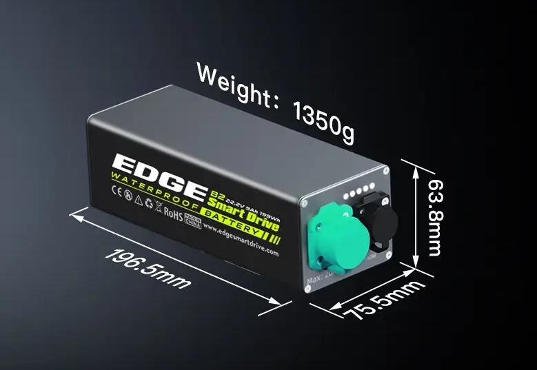 TEDGIX B2 Waterproof Battery