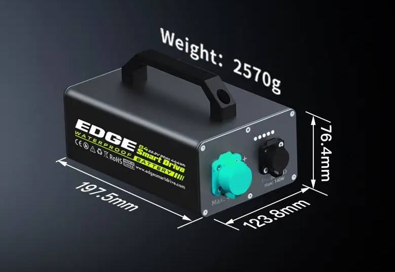 TEDGIX B4 Waterproof Battery