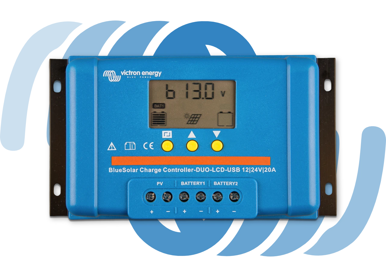 Сонячний контролер заряду BlueSolar PWM-LCD&USB