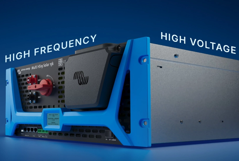 3-phase power and 98% efficiency of the Multi HS19 Solar 15k inverter
