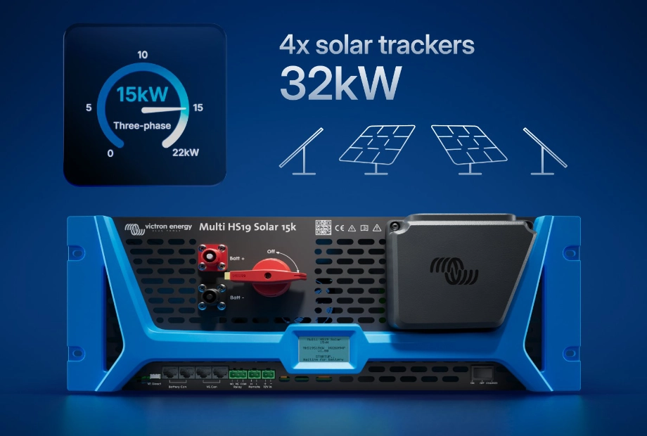 Multi HS19 Solar 15k features the 19-inch rack standard