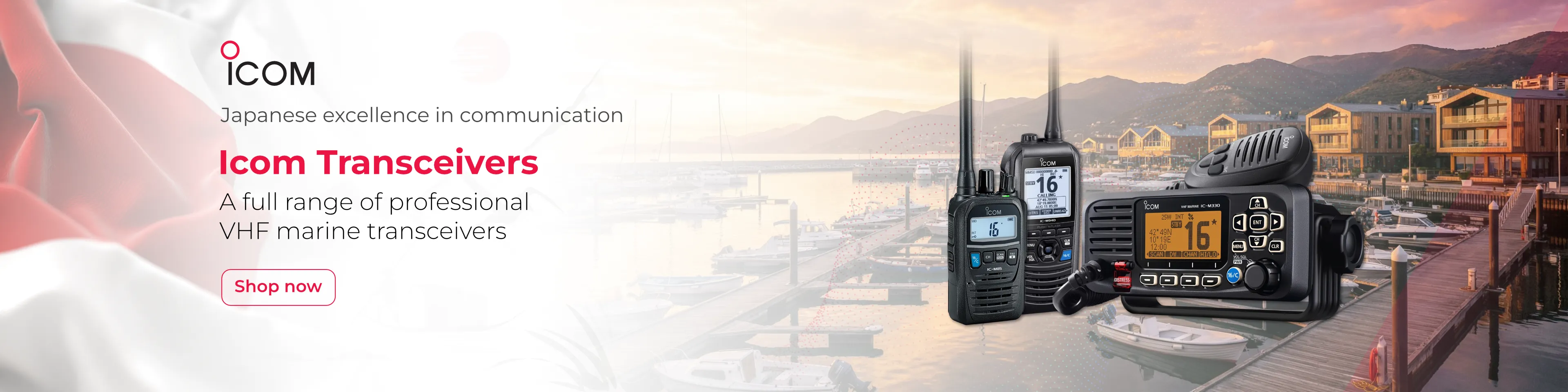 Get your Icom Marine Transceivers at Globtechnic