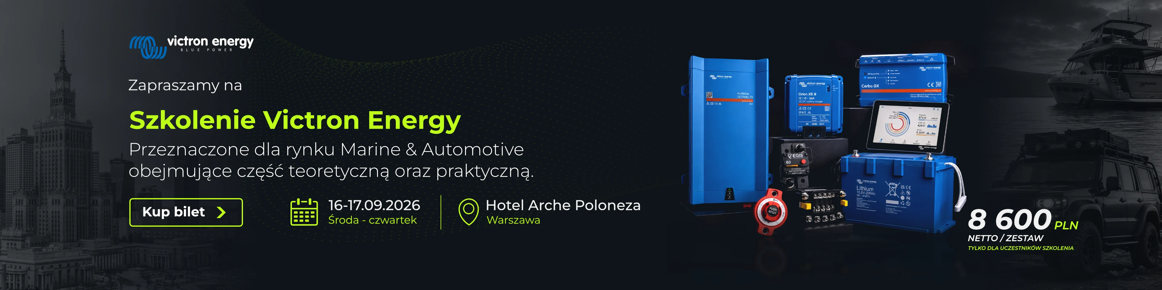 Szkolenie z systemów Victron Energy 16-17.09.2026